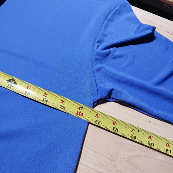 NWT Storyline Collection Classic Tunic Periwinkle Blue Size Small - Picture 7 of 9